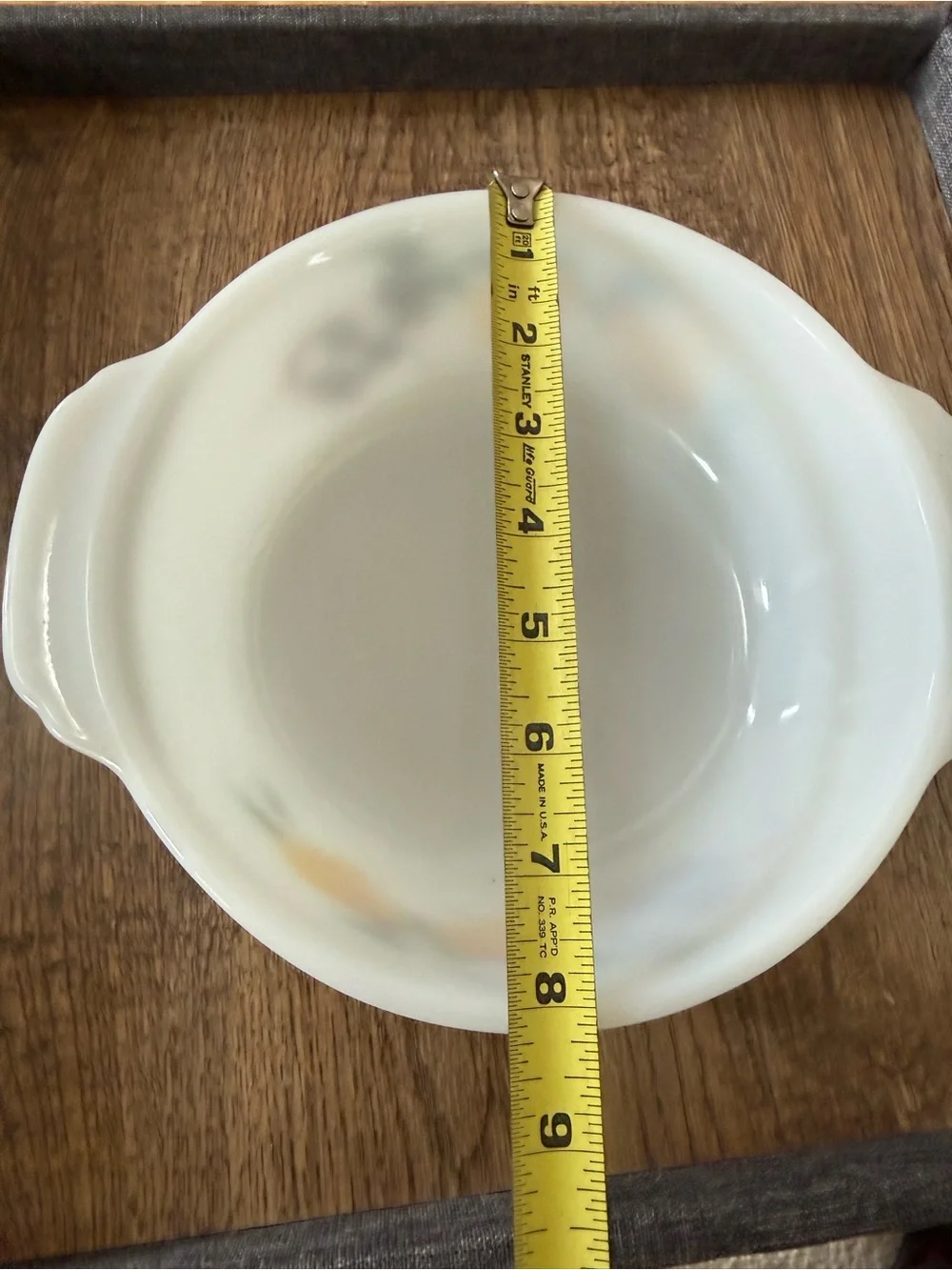 Vintage Anchor Hocking Fire King | Fruit Pattern Casserole Dish | 1.5 QT